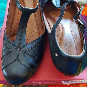 Rockport Cobb Hill Collection Black Leather Shoes